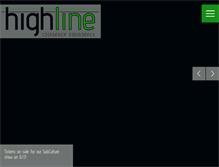 Tablet Screenshot of highlinechamber.com